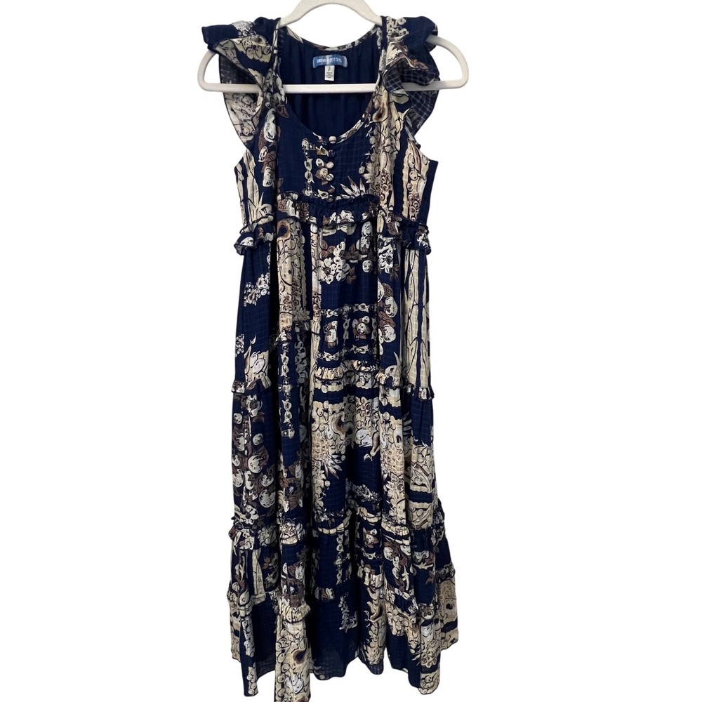 Urban Outfitters NWOT Magnolia Ruffle Maxi Dress w/Flutter Sleeve Dress. Small